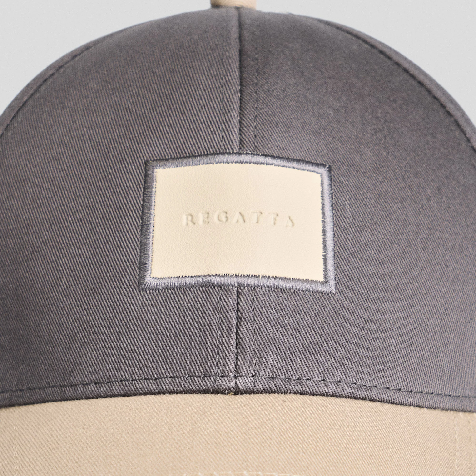 Baseball Cap With Leather Patch - Image 3