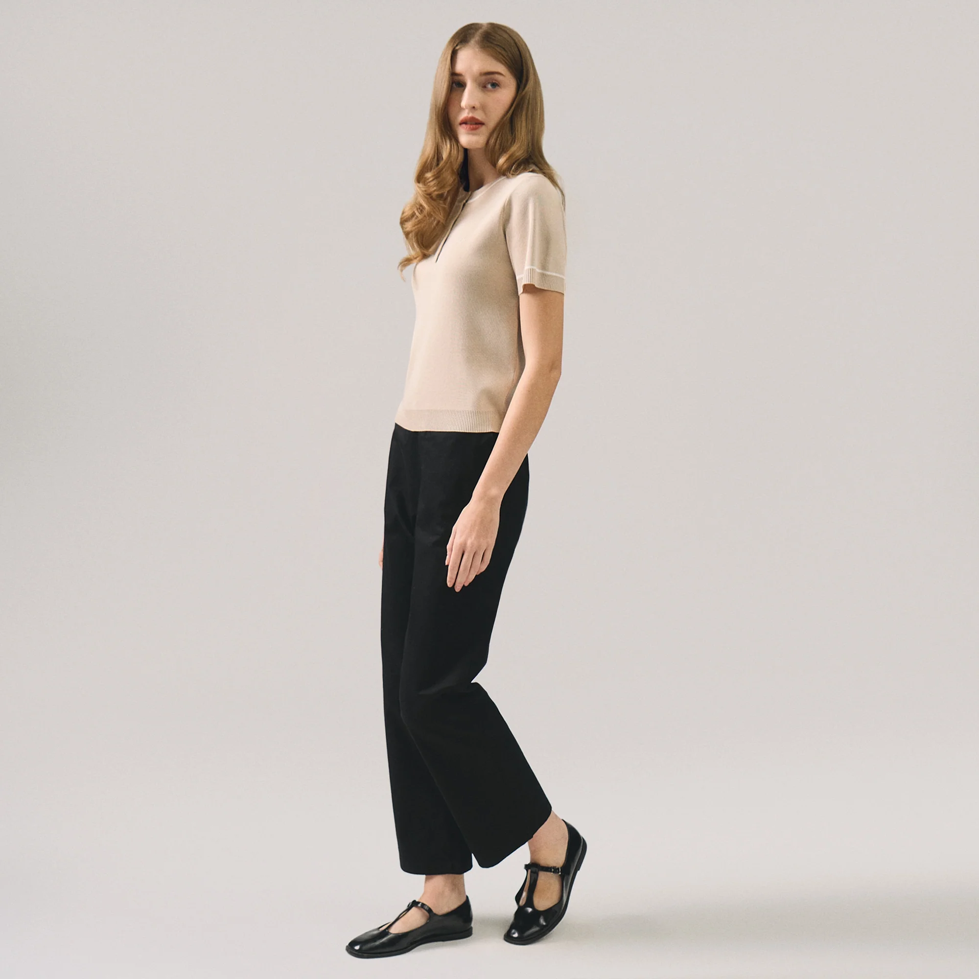 Henley Top With Tipping - Image 6