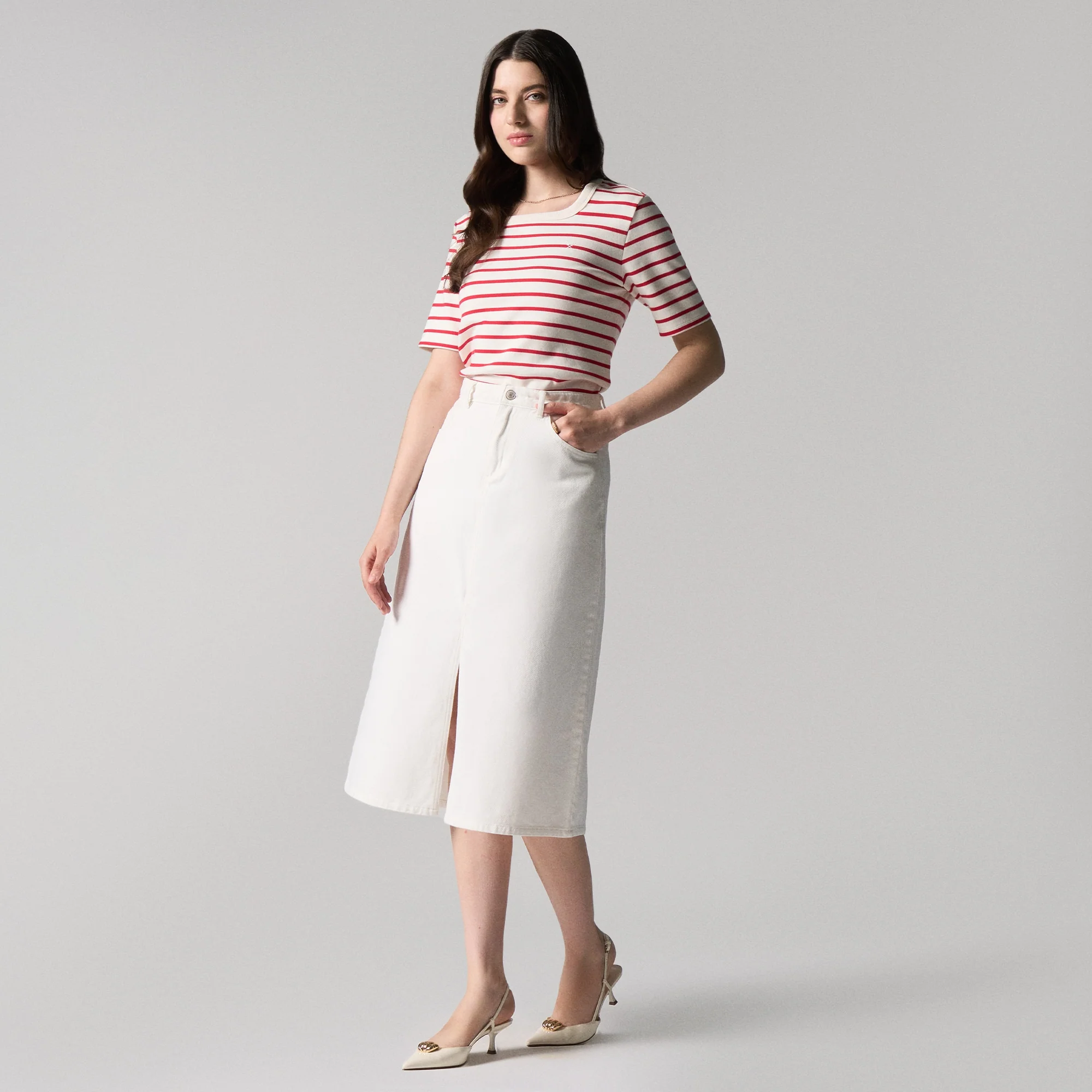 Interlock Striped T-Shirt - Image 4