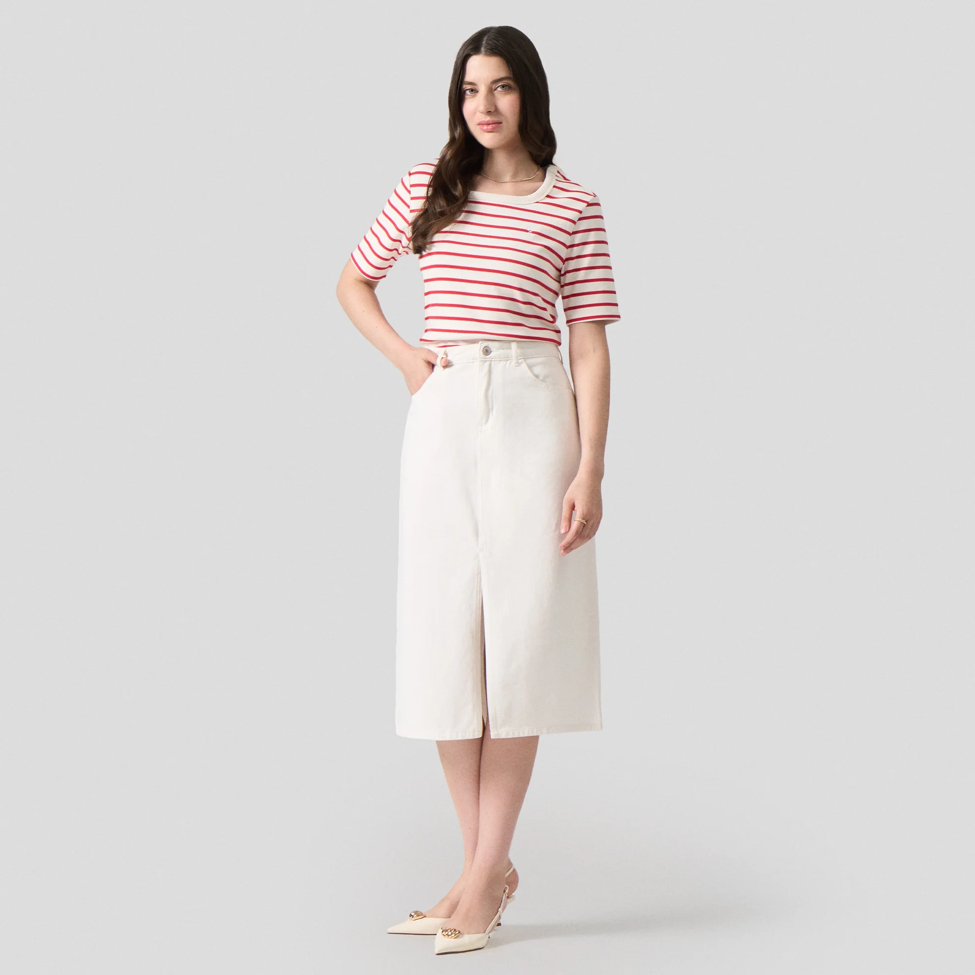 Interlock Striped T-Shirt - Image 6