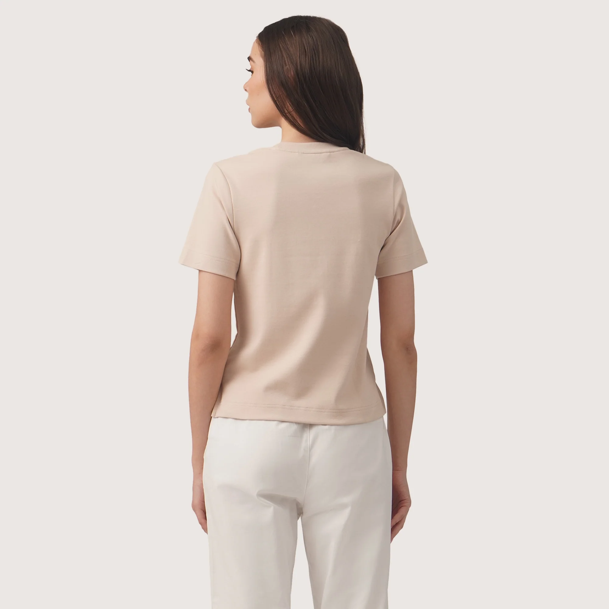 Interlock T-Shirt With Side Slit - Image 5