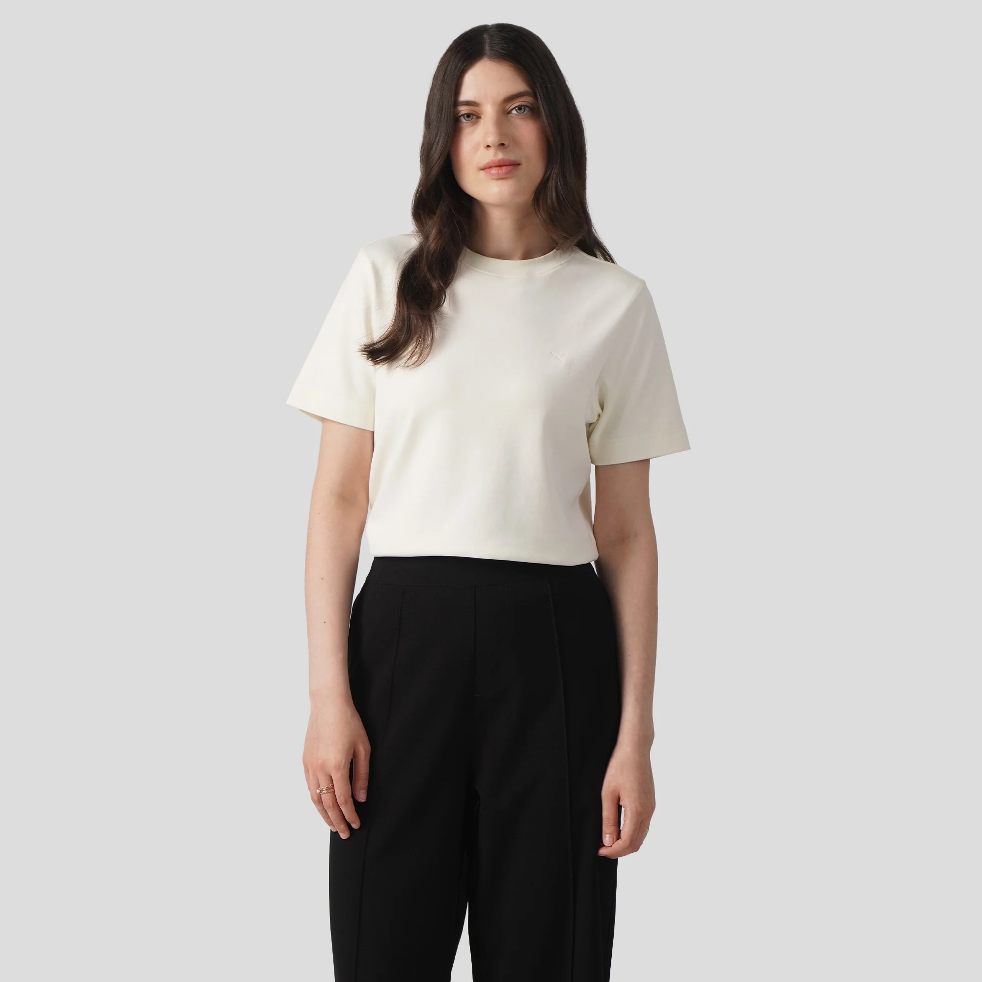 Interlock T-Shirt With Side Slit - Image 4