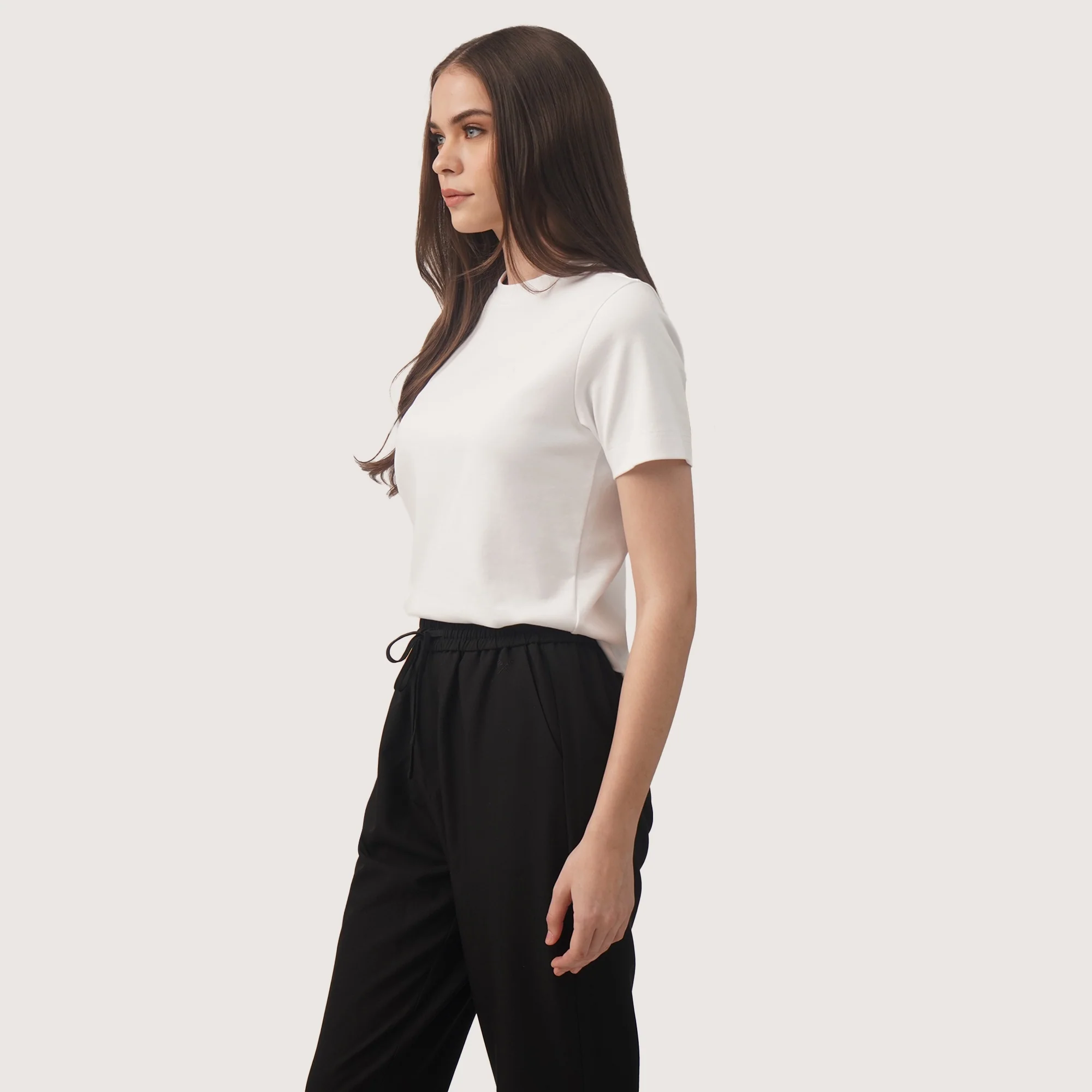 Interlock T-Shirt With Side Slit - Image 4