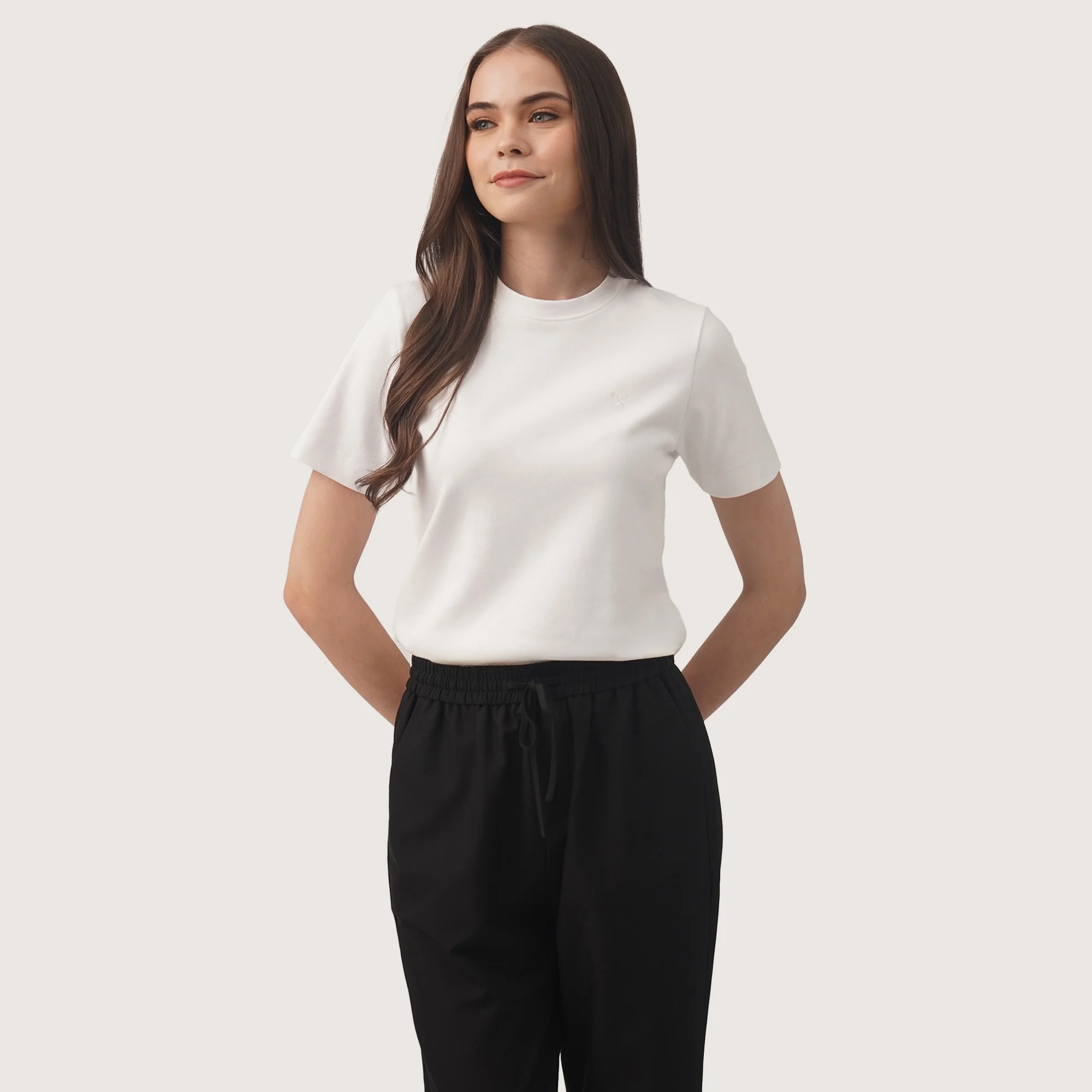 Interlock T-Shirt With Side Slit - Image 5