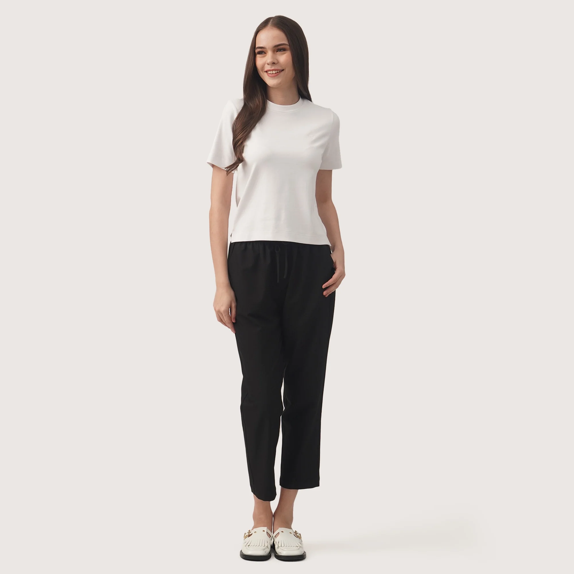 Interlock T-Shirt With Side Slit - Image 6