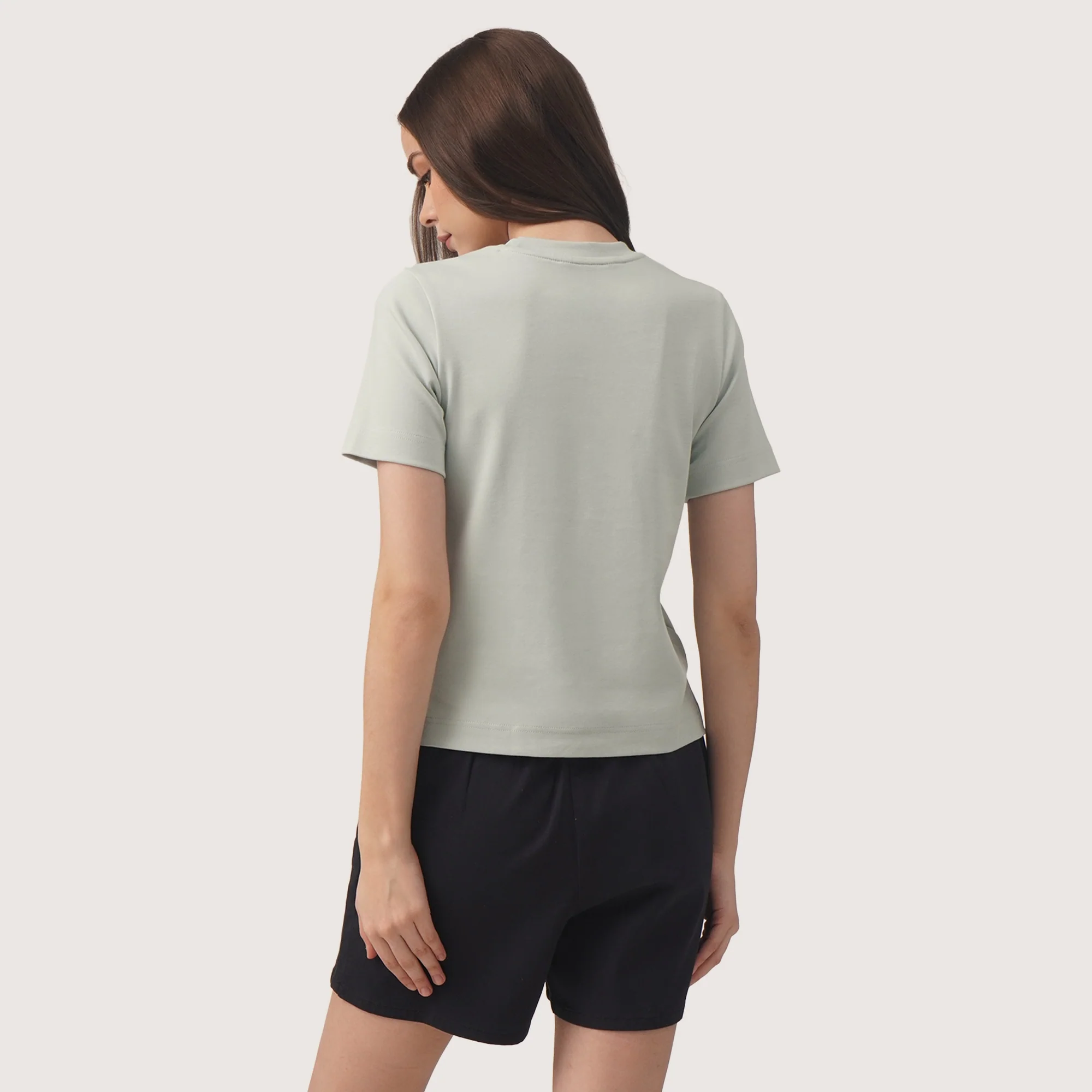 Interlock T-Shirt With Side Slit - Image 4