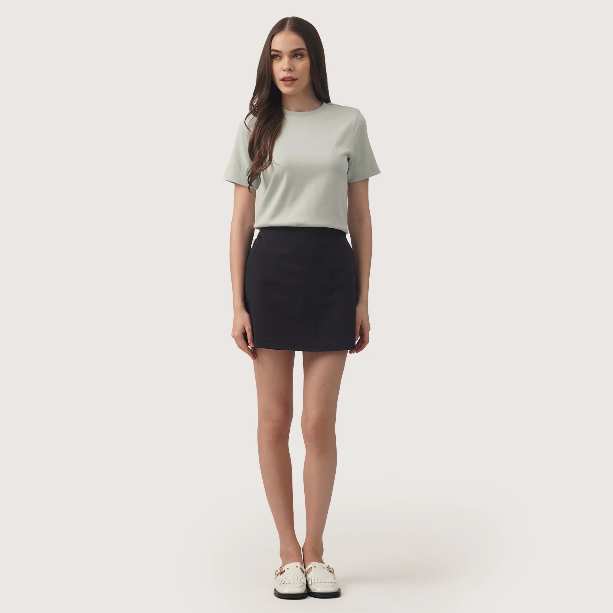 Interlock T-Shirt With Side Slit - Image 5