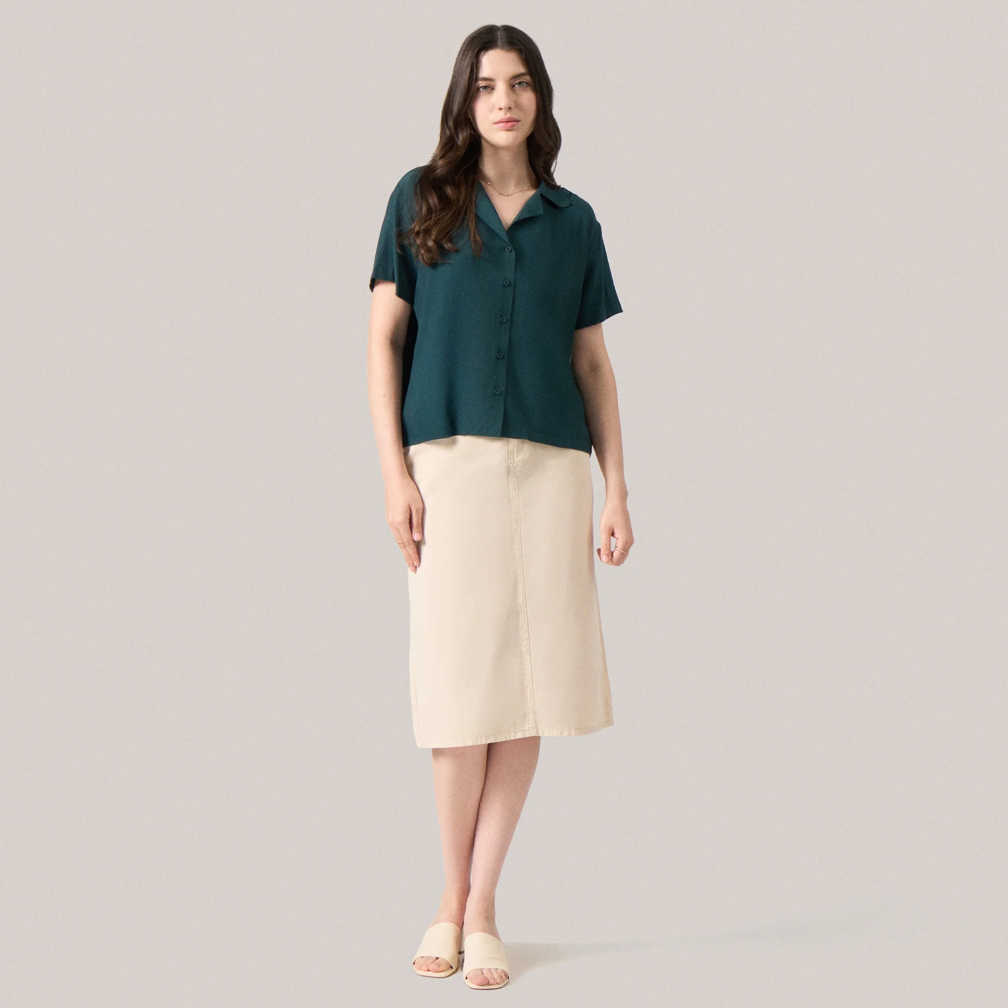 Notched Collar Shirt - Image 4