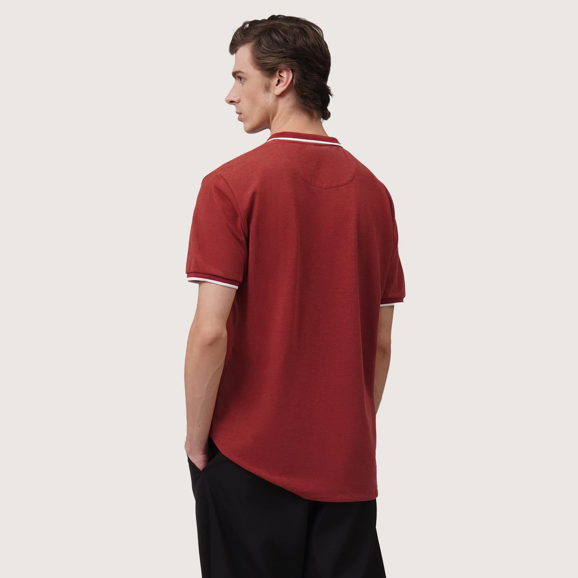 Polo Shirt With Contrast Trim - Image 4