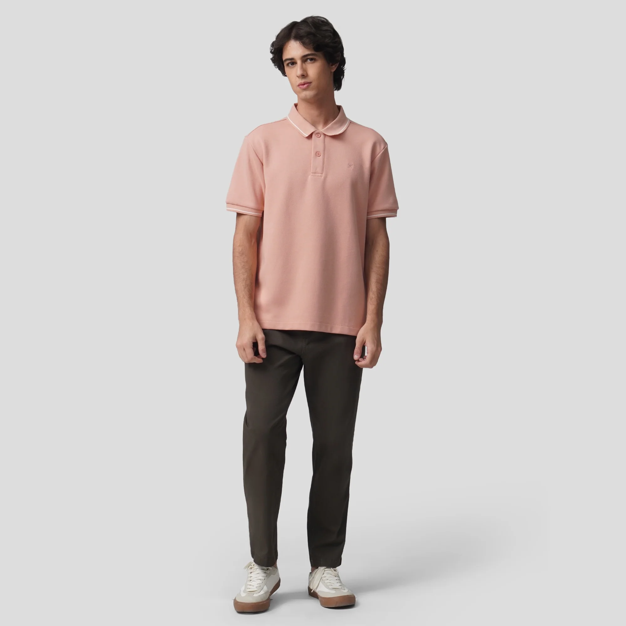 Premium Regular Fit Polo Shirt With Contrast Tipping - Image 6