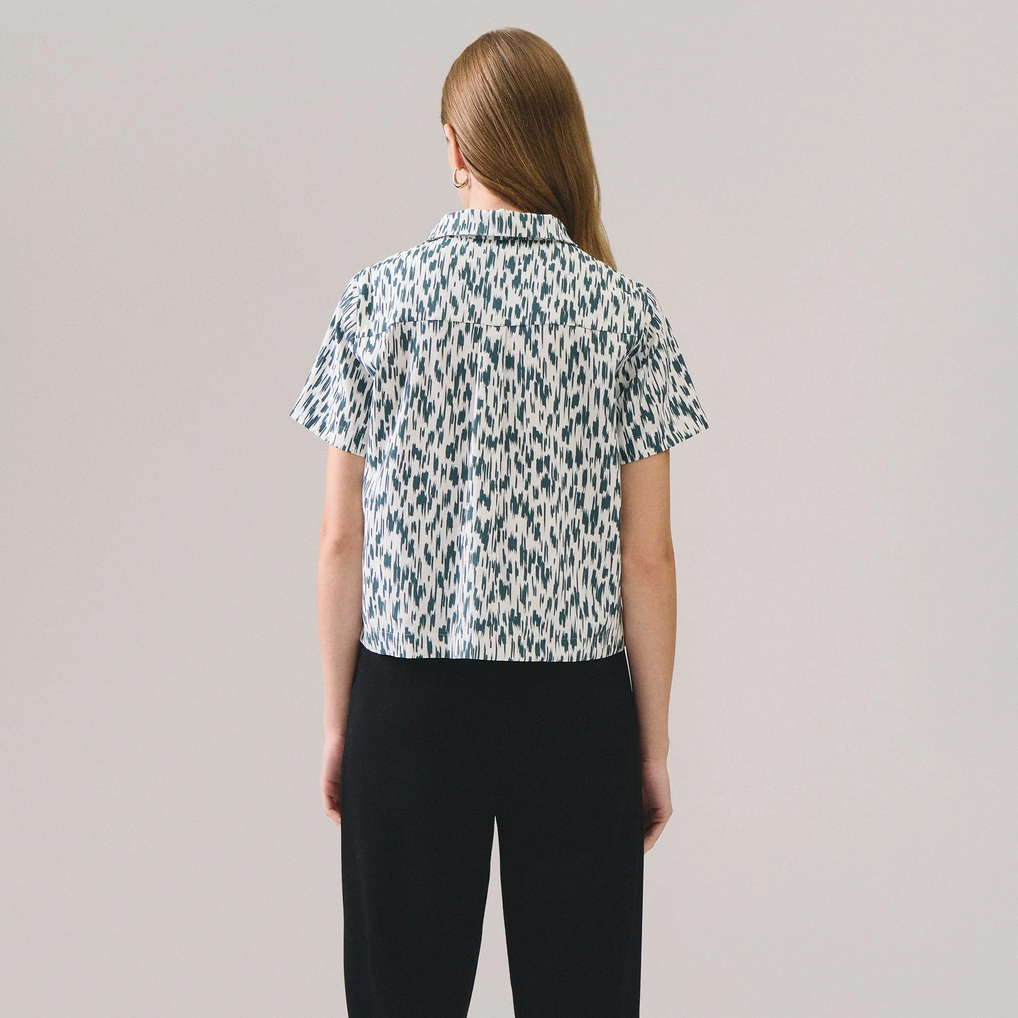 Printed Button Down Shirt - Image 5