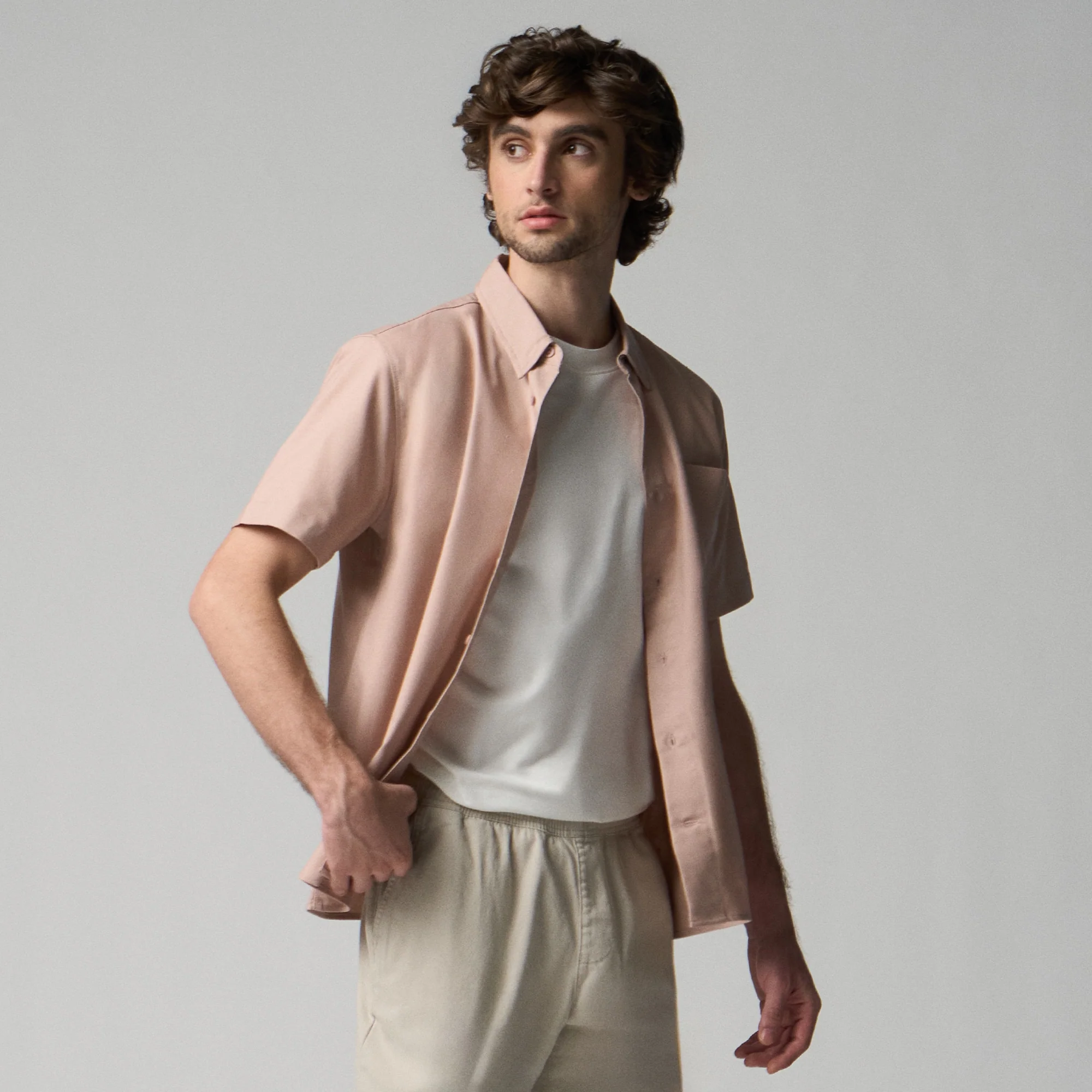 Regular Fit Linen Shirt - Image 3