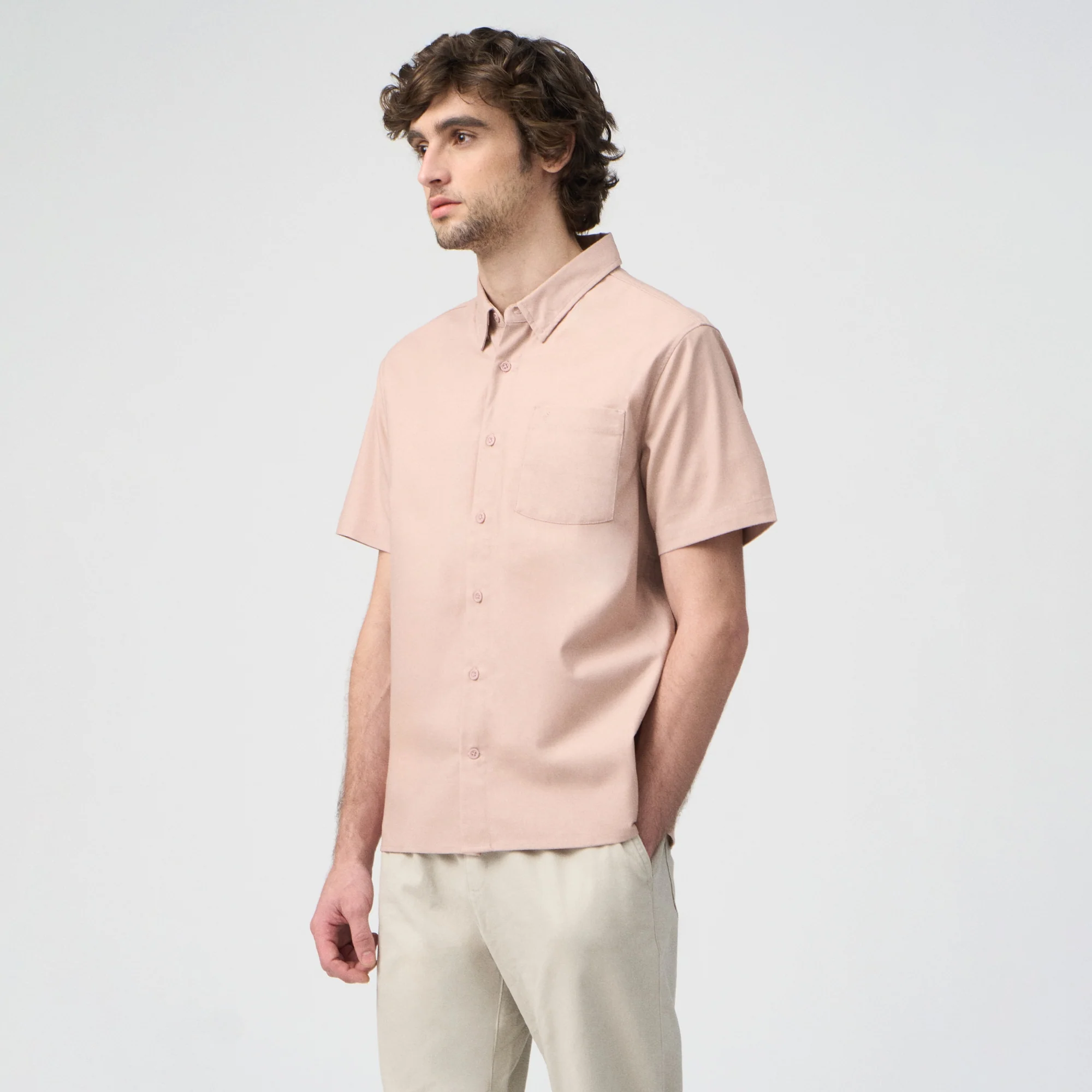 Regular Fit Linen Shirt - Image 5