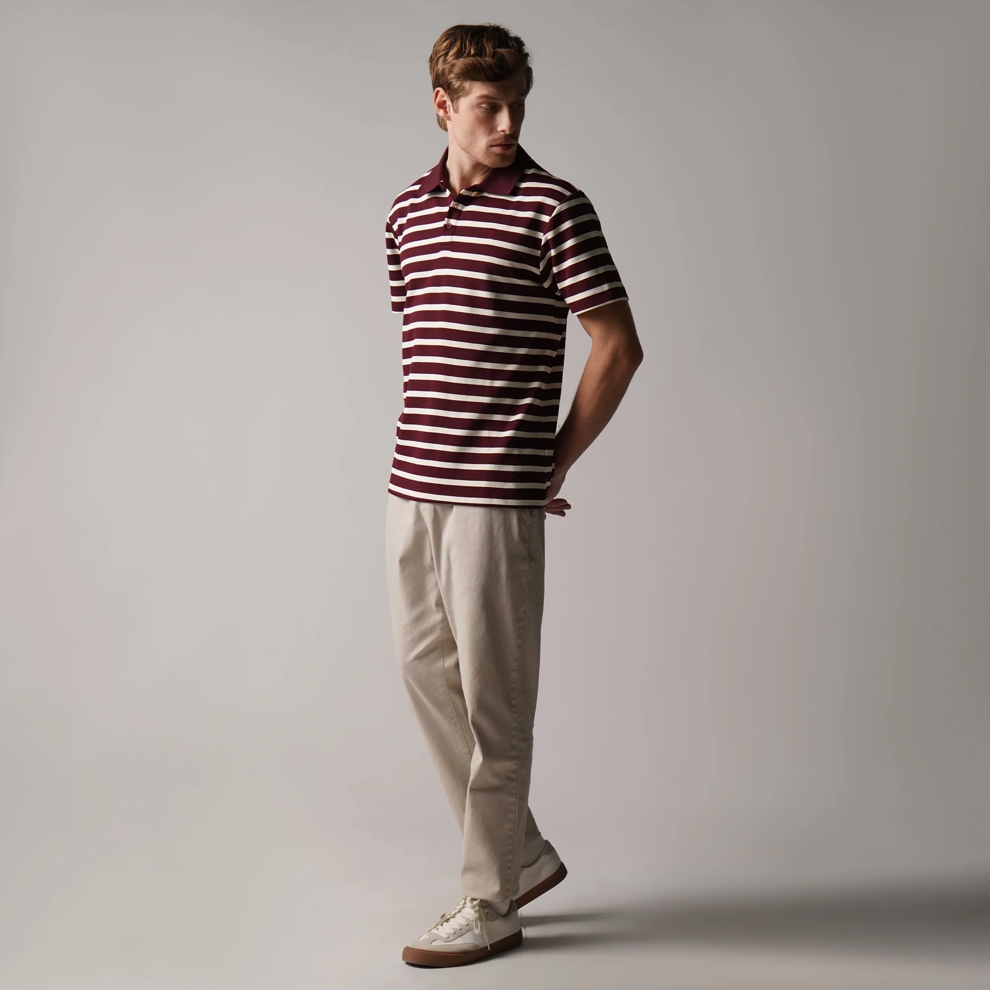 Regular Fit Pull Up Trousers - Image 5