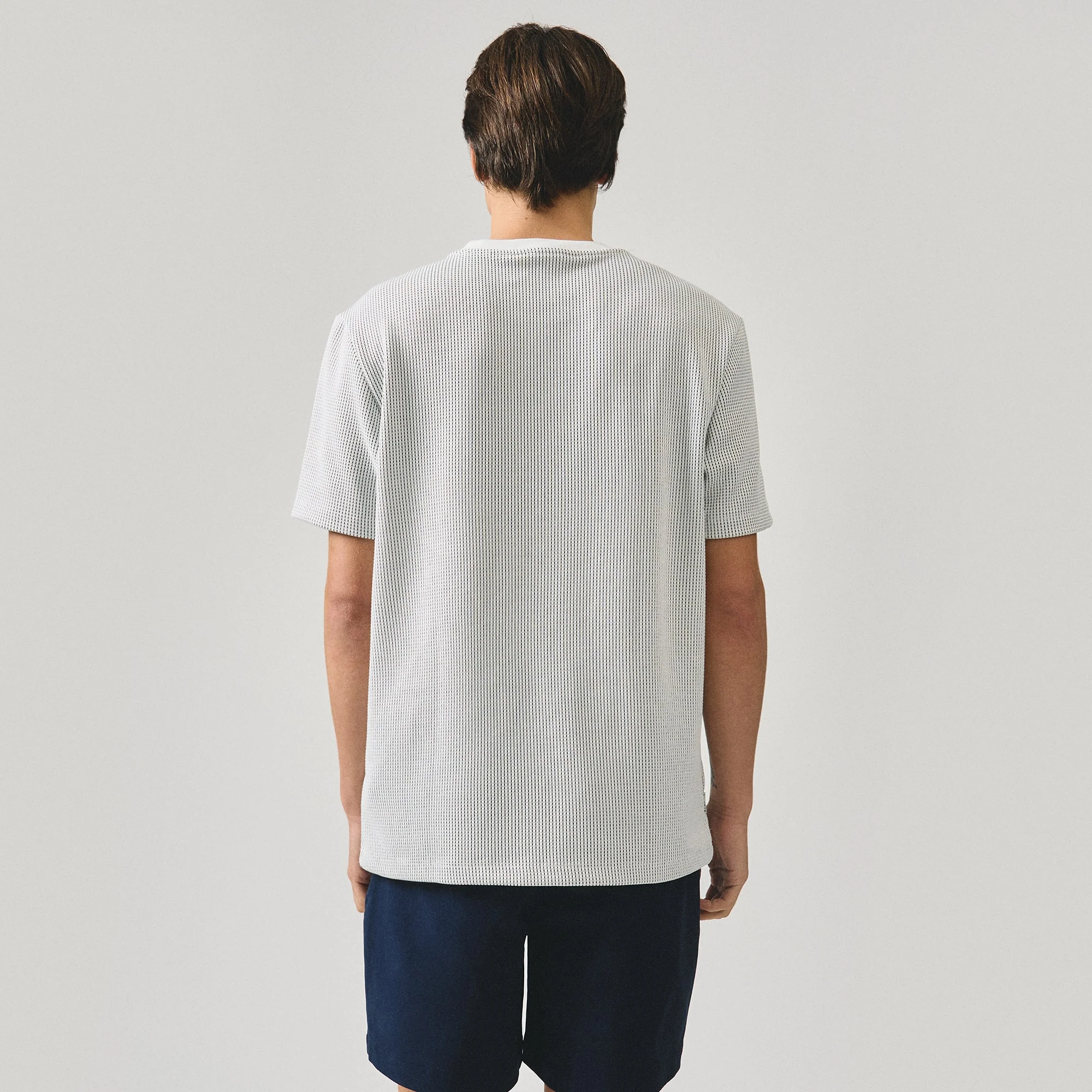 Regular Fit T-Shirt In Textured Knit - Image 4