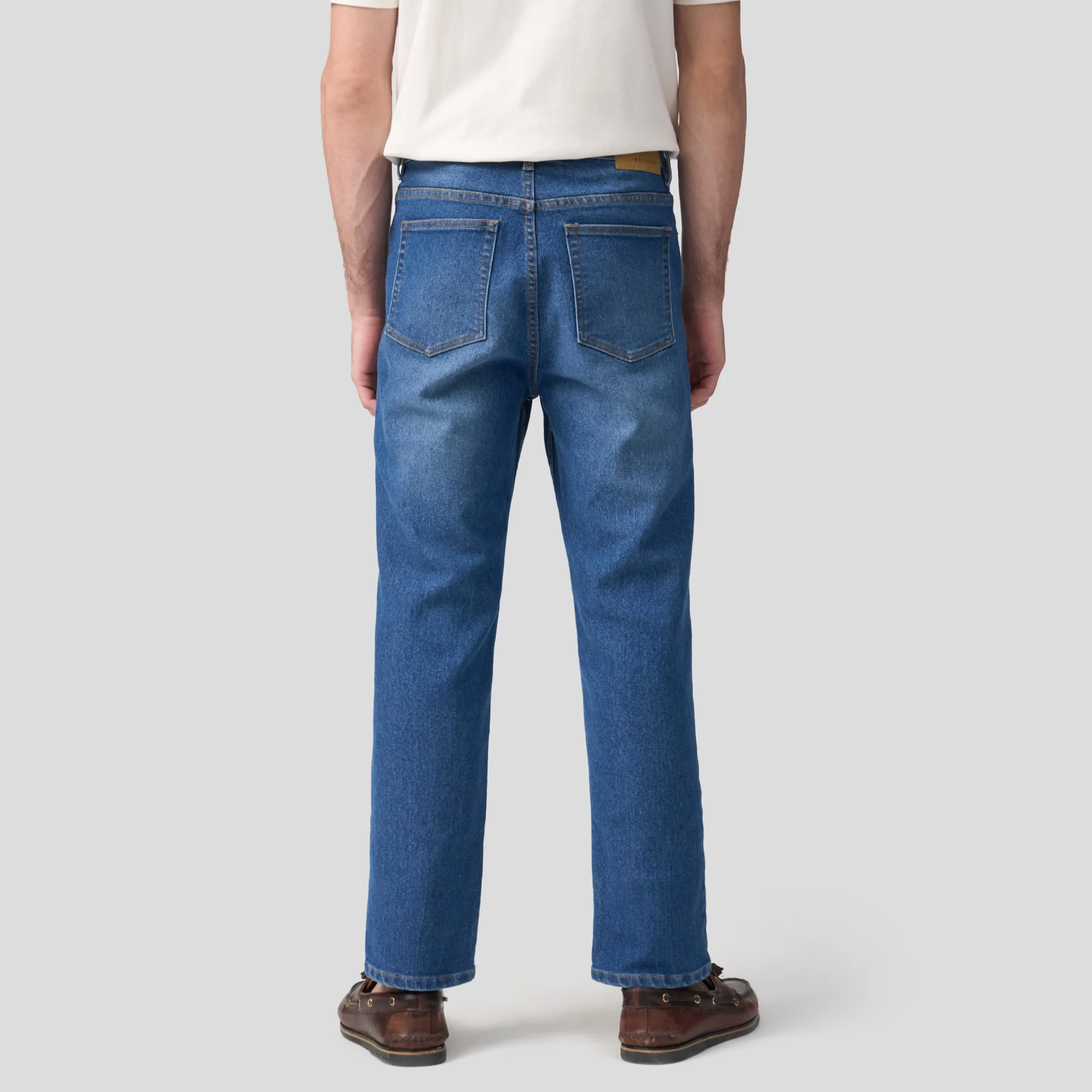 Slim Fit Mid Wash Jeans - Image 4
