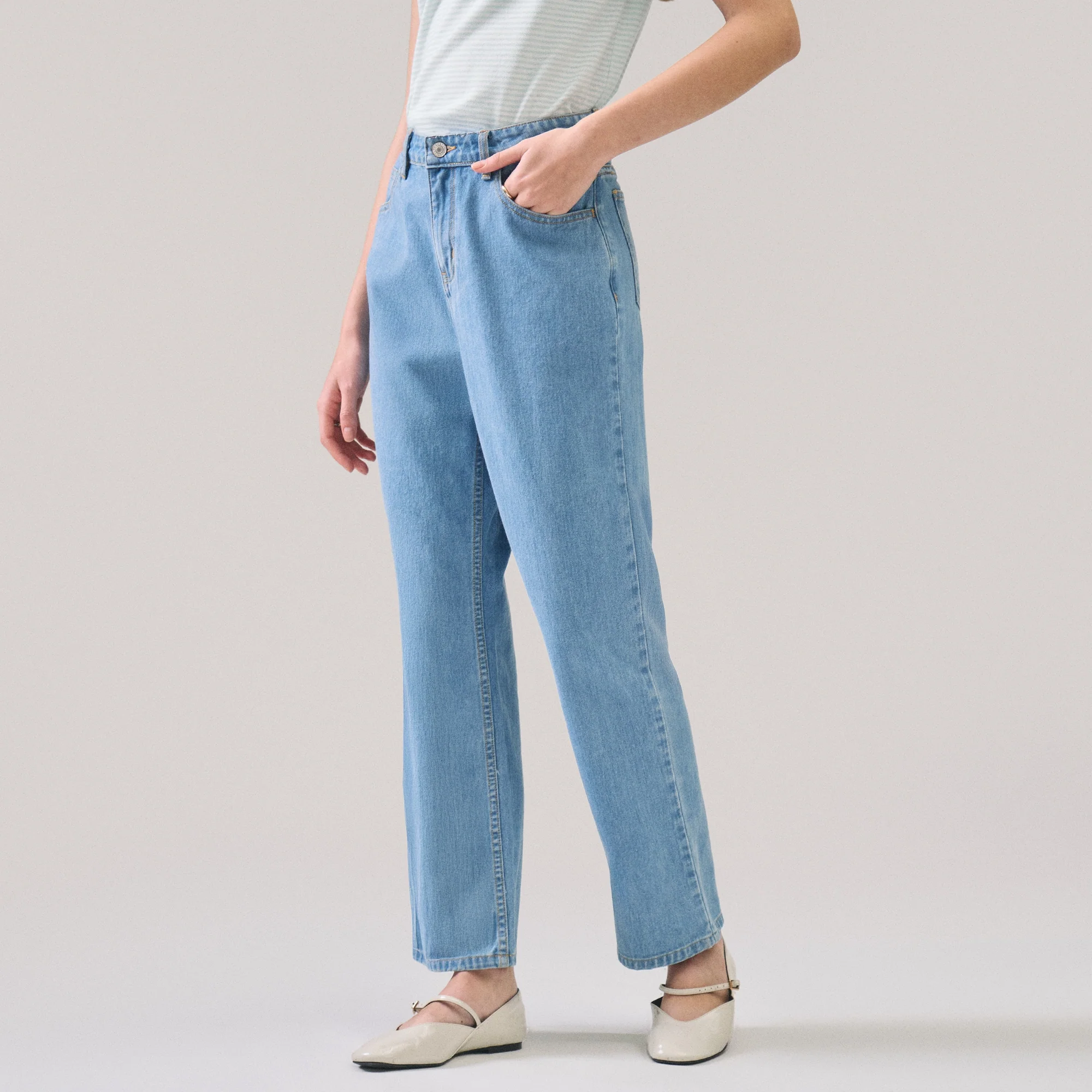 Straight Leg Jeans - Image 3