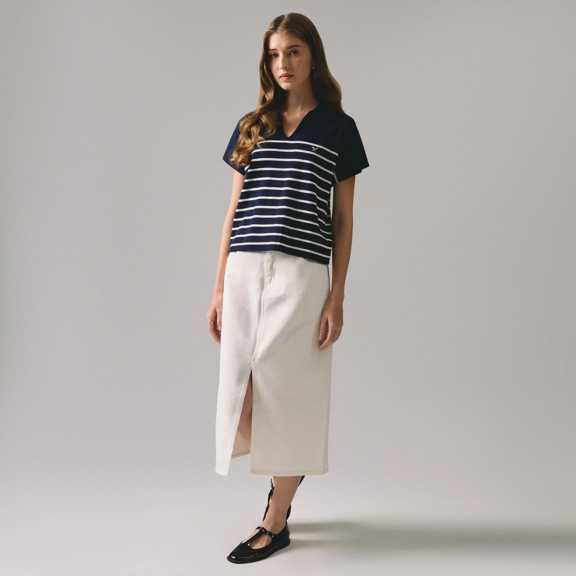 Striped Dolman Polo - Image 3
