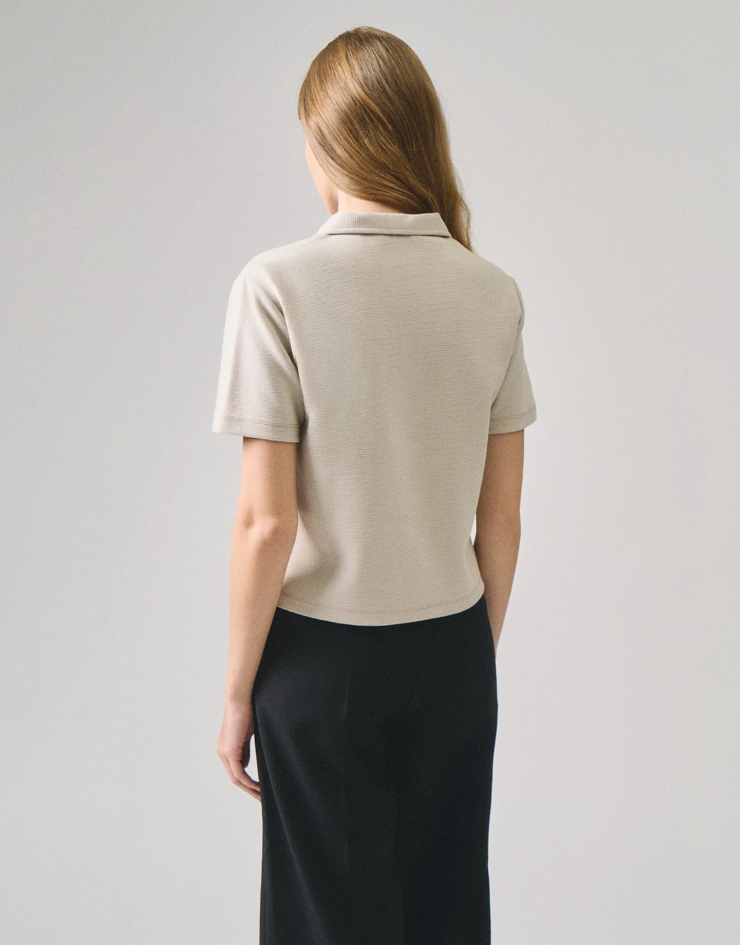 Textured Knit Polo - Image 4
