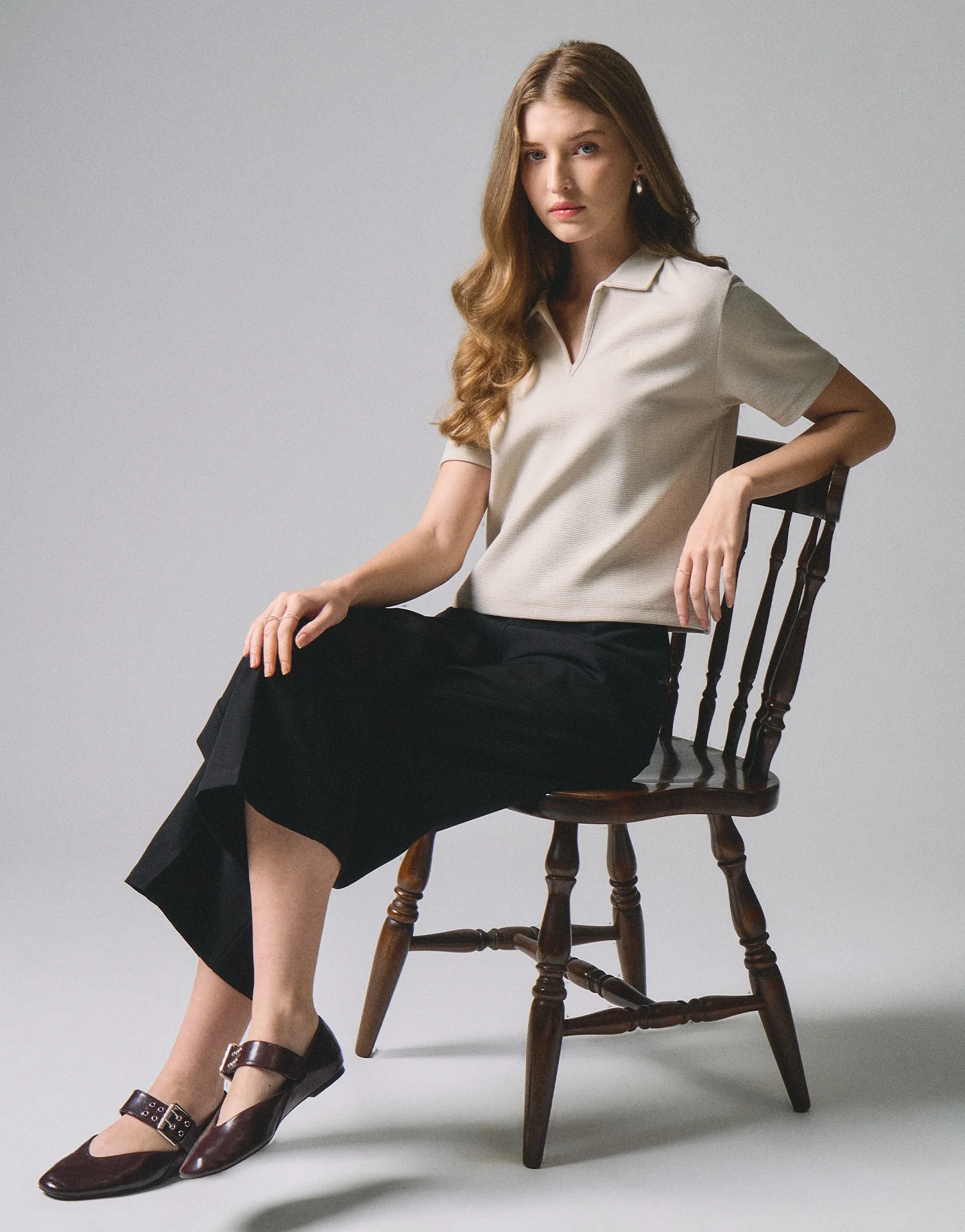 Textured Knit Polo - Image 6