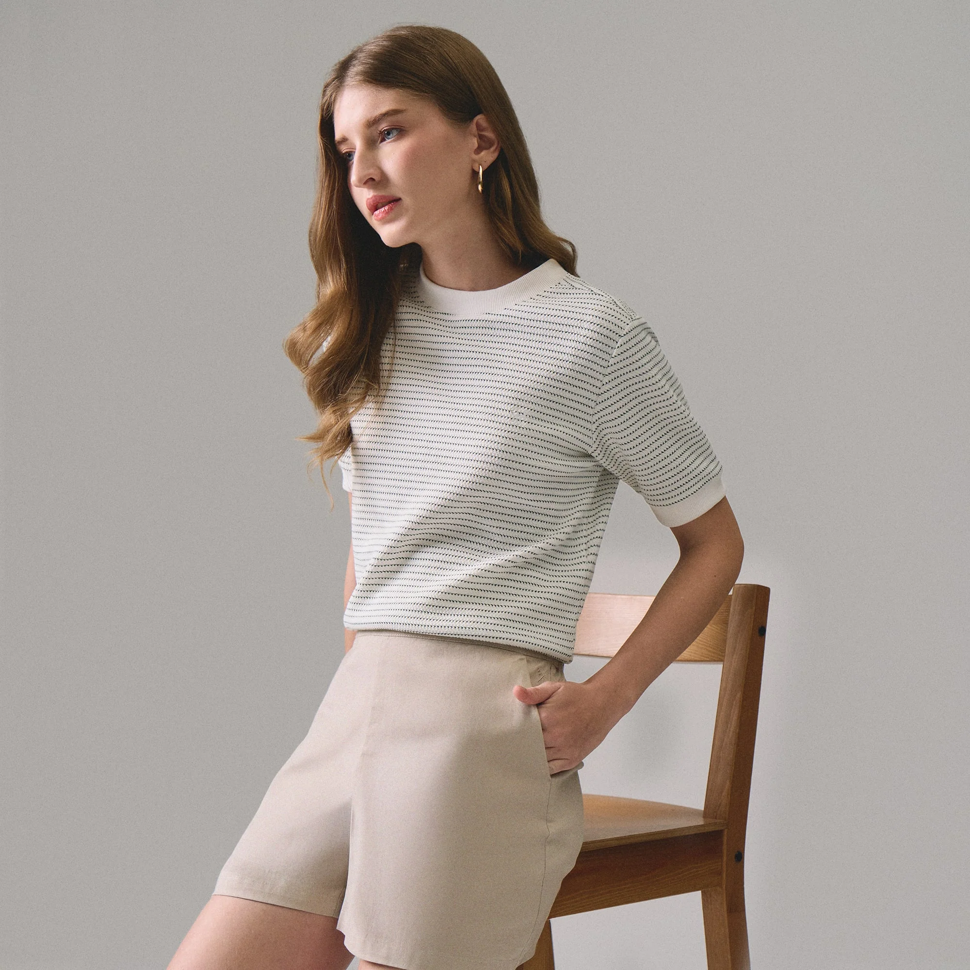 Textured Knit Top - Image 3